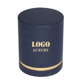 logo custom cylinder gift box for cosmetic