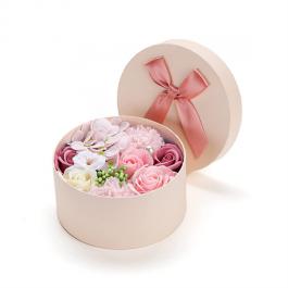 Tube Pink Flower Gift Box 