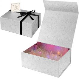 Rigid Texture Paper Wedding Packaging Box  