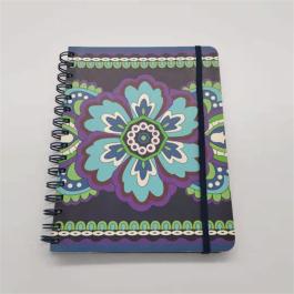 Good Quality Flower Printing Wire-o binding Notebook 