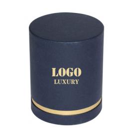 logo custom cylinder gift box for cosmetic