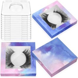 Square Eyelash Paper Box with Window