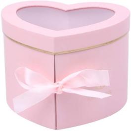 Heart Shape Gift Box with PET window