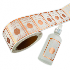 Luxury Gold Hot Foil Stamping Sticker