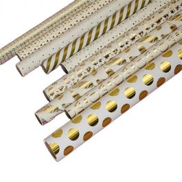 Gold Hot Foil Stamping Wrapping Papers 