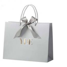 Logo Custom Good Quality Shopping Bag with Ribbon Closure