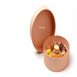 Logo Custom Macaron Cylinder Paper Box 