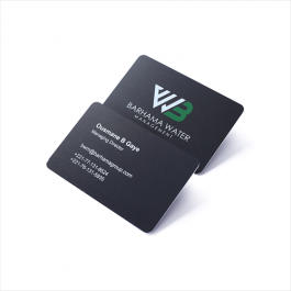 Custom Black Card Business Card